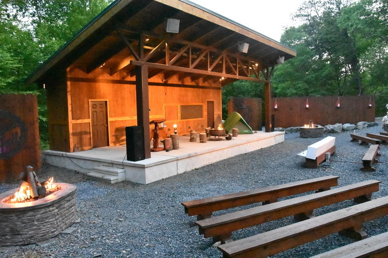 An empty amphitheater ready for your show